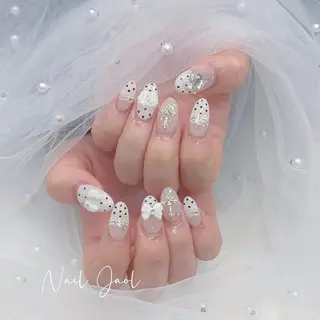 セミロング ネイルJaol 池袋のネイルデザイン