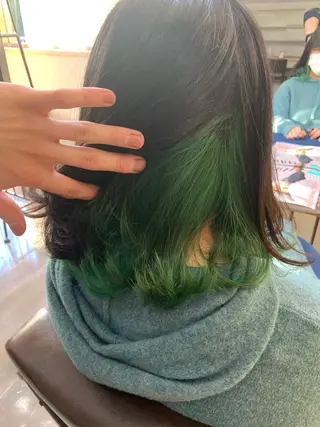 ミディアム カラー カラー特化美容師 💎EIKI💎のヘアスタイル