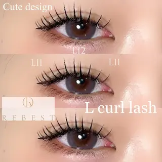 マツエク・マツパ ＲＥＢＥＳＴ ｅｙｅｌａｓｈのマツエク・マツパデザイン