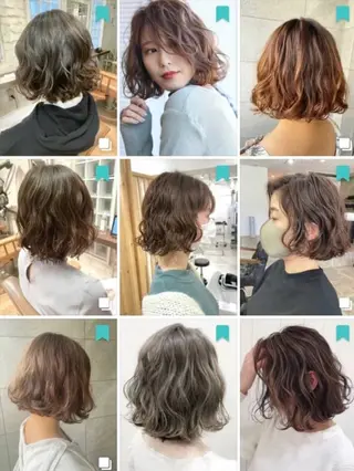 ショート パーマ 高橋 竜也のヘアスタイル