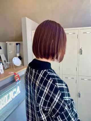 ミディアム 徳重 美香のヘアスタイル