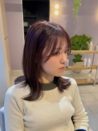 ミディアム 北千住 髪質改善 カナのヘアスタイル