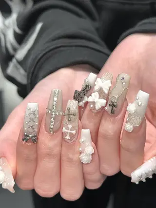 ネイル Sora nail 長さ出し専門店のネイルデザイン