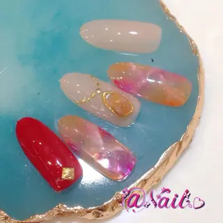 ネイル 小尾 栞のネイルデザイン