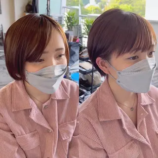 ショート カラー パーマ ヘアアレンジ メンズ キッズ ネイル マツエク・マツパ アイブロウ 渋谷レイヤーカット❌ 縮毛矯正専門/武田涼のヘアスタイル