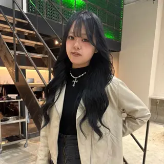 ロング 名古屋/落ちる黒 黒染め落としのヘアスタイル