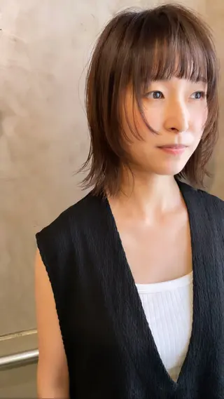 ミディアム 小林 和正のヘアスタイル