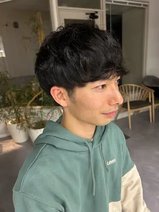 パーマ ayu omochaのヘアスタイル