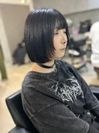 ショート ボブ人気No,1✨ TAME副店長のヘアスタイル