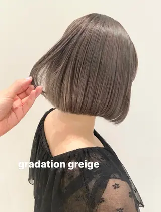 ミディアム カラー 木下 奈々のヘアスタイル