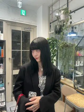 カラー とば みゆうのヘアスタイル