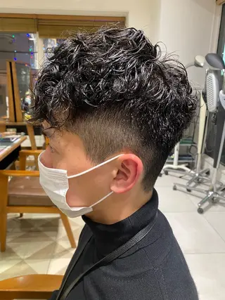 カラー パーマ ヘアアレンジ メンズ メンズパーマの巨匠 鈴木純のヘアスタイル