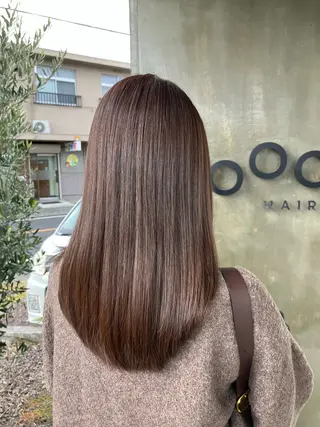 ロング カラー 【ツヤ髪特化】 スズキアキエのヘアスタイル