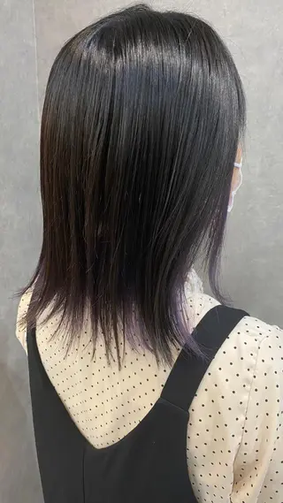 ミディアム カラー Bianca  代表 硲　貴亮【東武練馬】のヘアスタイル