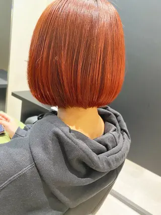 ショート カラー ヘアアレンジ メンズ マツエク・マツパ ボブ、縮毛矯正👑 心斎橋/高城涼也のヘアスタイル