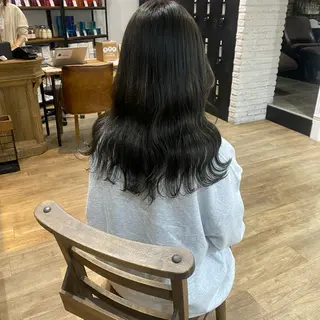 ロング カラー ヘアアレンジ あおい 🍒暖色カラーのヘアスタイル
