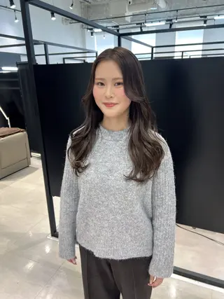 ロング カラー kimika🥑 メンズ/髪質改善のヘアスタイル