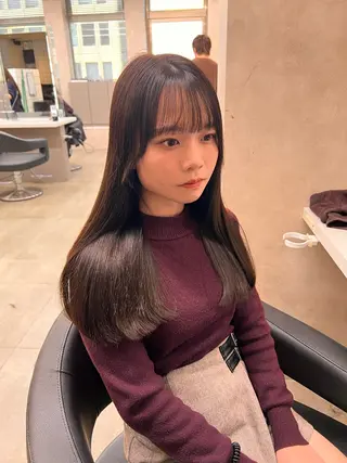 ロング カラー 💖札幌カラー 指名No.1💖玲奈のヘアスタイル