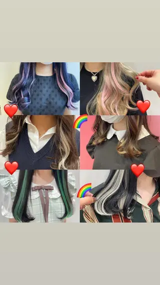 ミディアム カラー 新宿駅近♡個室 ♡関口三都季🌜のヘアスタイル
