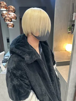 ミディアム カラー メンズ AYAKASA 暖色カラー/レイヤーのヘアスタイル