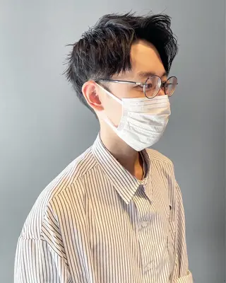 メンズ メンズ特化 江坂 今井魁人のヘアスタイル