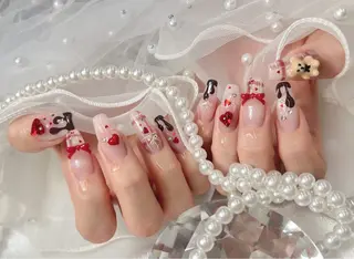 ネイル bijou nails 蓮のネイルデザイン