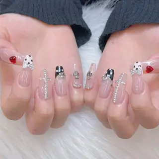 ネイル ANH ゴテゴテネイルのネイルデザイン