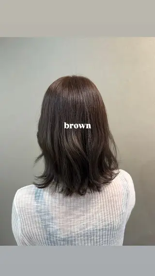 ミディアム カラー 乙葉 / Roccoのヘアスタイル