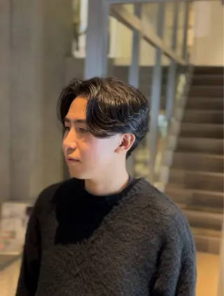 ショート パーマ 似合わせパーマ 渡辺尚暉のヘアスタイル