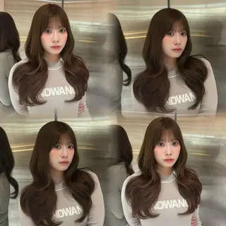 ロング 新宿/韓国ヘア kurea🎀のヘアスタイル