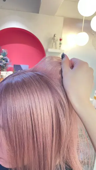 セミロング カラー Boxmico. / カカズ コトネのヘアスタイル