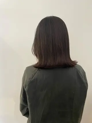 ミディアム ayaka ［sou］のヘアスタイル