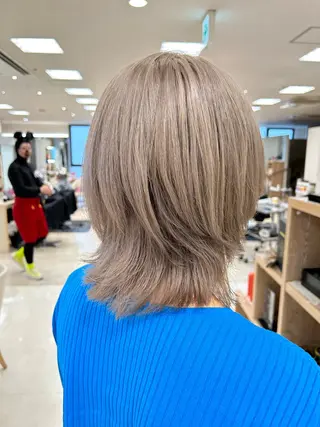 カラー 💜暖色系カラー/ ブリーチカラー💜のヘアスタイル