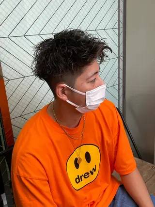 パーマ メンズ 渋谷/フェード/ 國分 翔のヘアスタイル