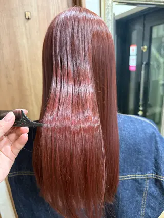 ロング カラー REVLISS 田中のヘアスタイル