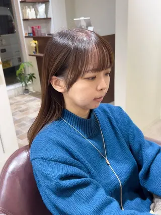 ミディアム 鈴木 悠孝のヘアスタイル