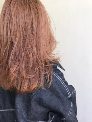 ミディアム カラー 貫洞 大介のヘアスタイル