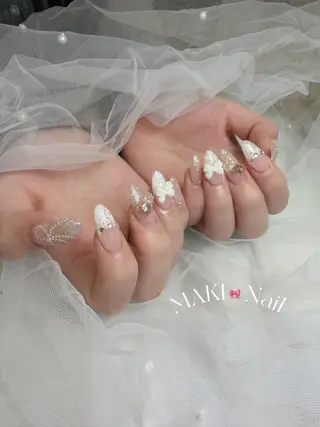 ネイル MAKI💎綺麗め 大人可愛い/堺筋本町のネイルデザイン