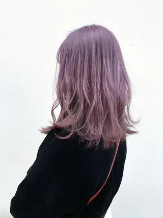ミディアム カラー ヘアアレンジ 〽️magico/ ウルフDaiki〽️のヘアスタイル