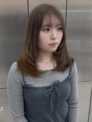 セミロング yuimarl切田 はじめ✨のヘアスタイル