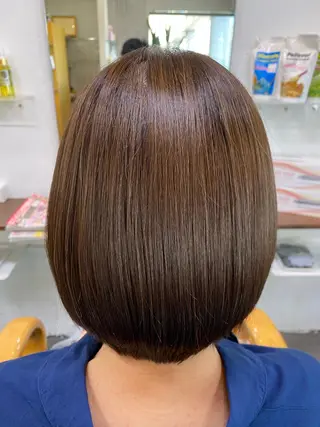 ショート カラー 【髪質改善】に特化 オリーブオイルクラブのヘアスタイル