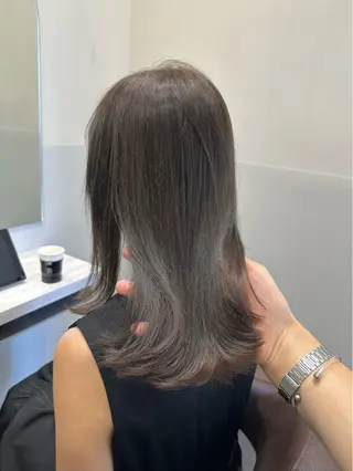 ミディアム カラー 矢野 晃平のヘアスタイル