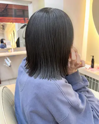 ミディアム カラー ショートボブ💗 ヤマネシオリのヘアスタイル