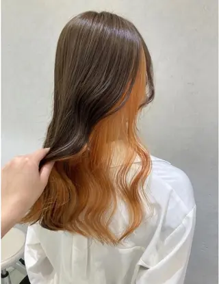 ロング カラー ヘアアレンジ レイヤー/インナー カラー🦋ルイのヘアスタイル