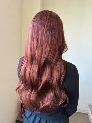 ロング カラー カットパーマモデル 募集中🧺アンジュのヘアスタイル