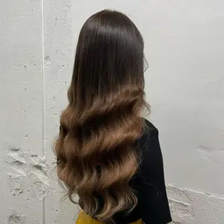 ロング カラー 🧡艶髪ちゅるん髪 🫧🧡YUKI❄️のヘアスタイル