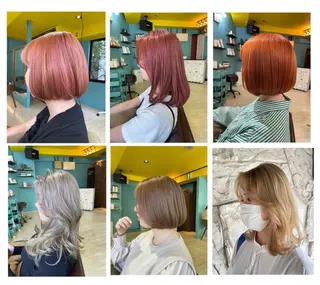 カラー 末石 智のヘアスタイル