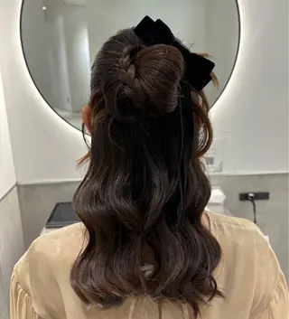 ヘアアレンジ 髪質改善/レイヤー× 縮毛矯正🤍maiのヘアスタイル