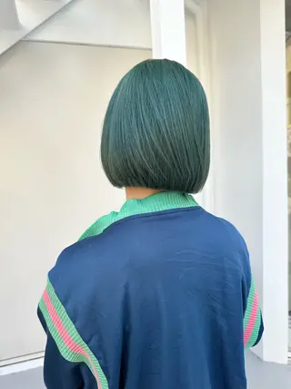ショート カラー ハイトーン×似合わせ 🌱中川慎之介のヘアスタイル