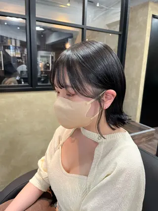 ショート カラー ヘアアレンジ 🤍清楚系 韓国レイヤー🤍拓朗のヘアスタイル